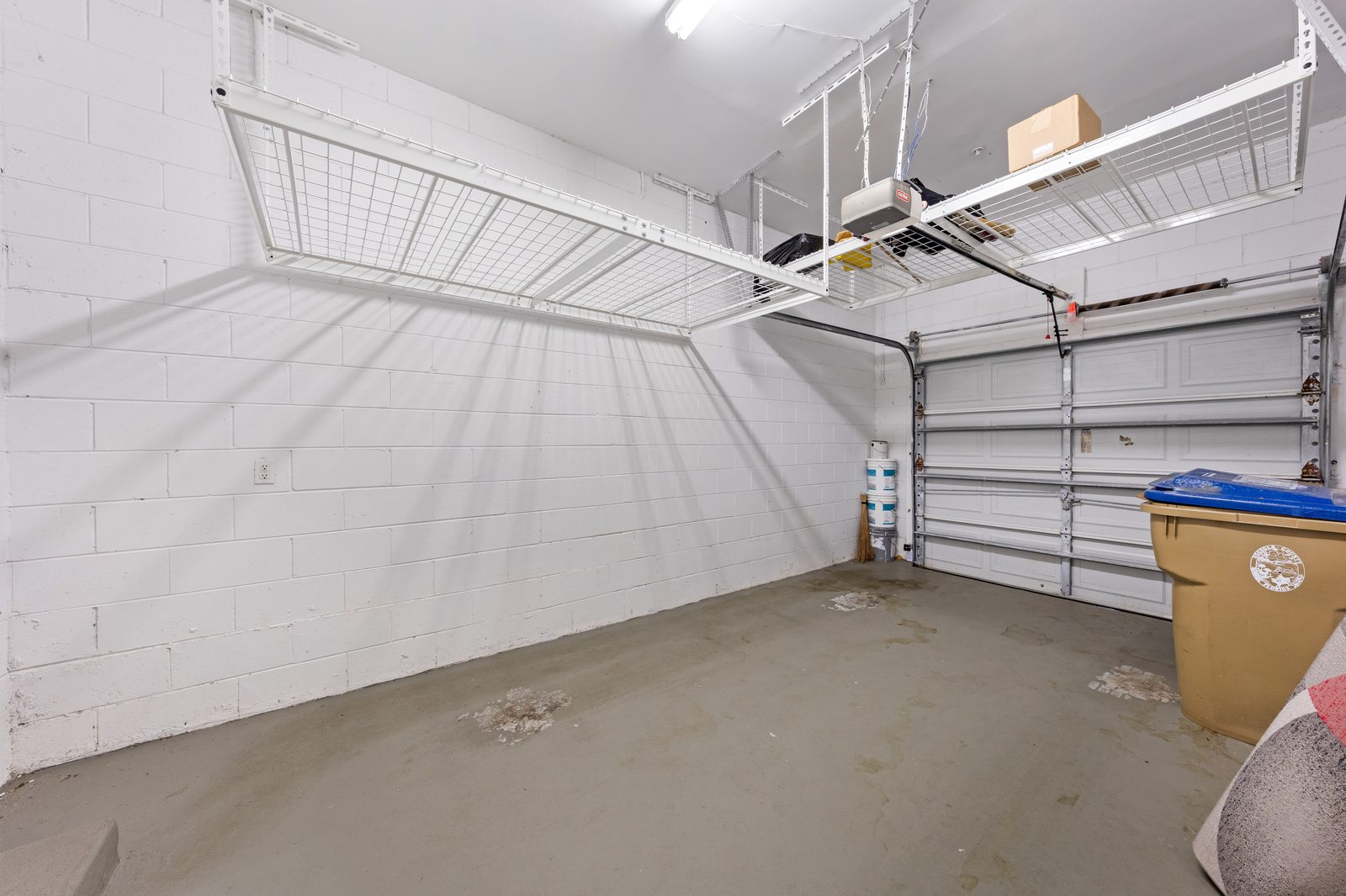 Attached one-car garage